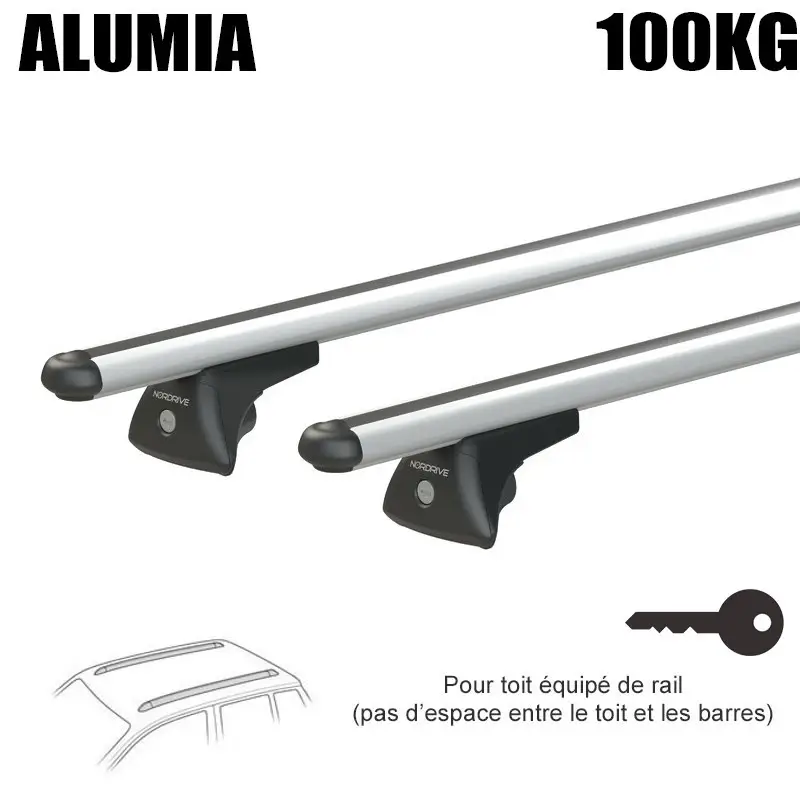 Populaire Barres aluminium pour Bmw Serie 2 Gran Tourer 5 portes A partir de 2015.Fixation sur Rails
