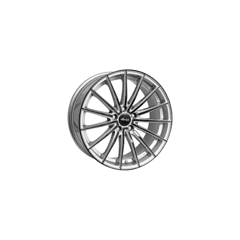 Jante aluminium Brock B36, 8,5x19 ET35 5x112 66,6, kristallsilber black Quantité Limitée