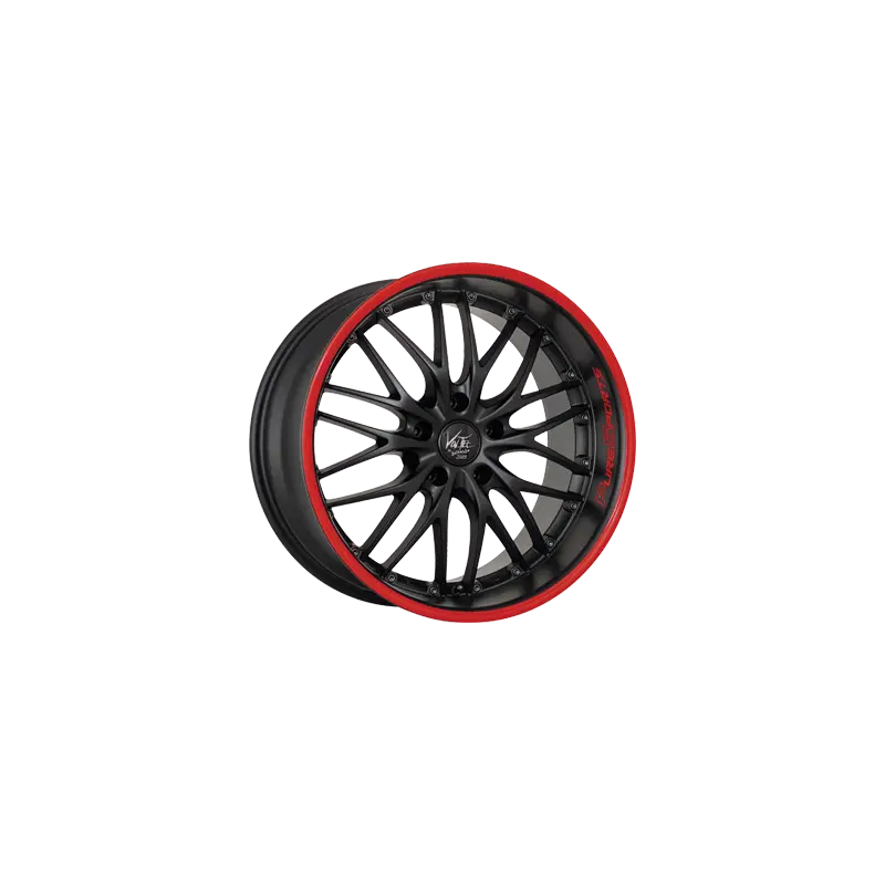 Jante aluminium Barracuda Voltec T6, 8,5x19 ET40 5x114,3 73,1, PureSports / Color Trim rot Achat Immédiat