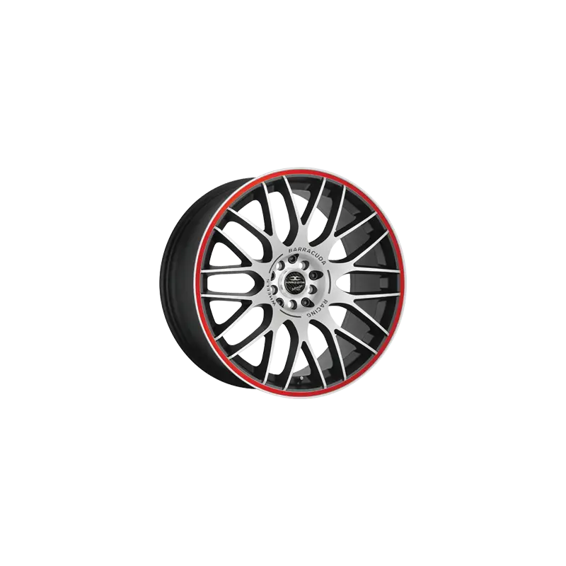 Jante aluminium Barracuda Karizzma, 8,5x19 ET40 5x108 73,1, Mattblack-Polished / Color Trim rot Promotion Saisonnière