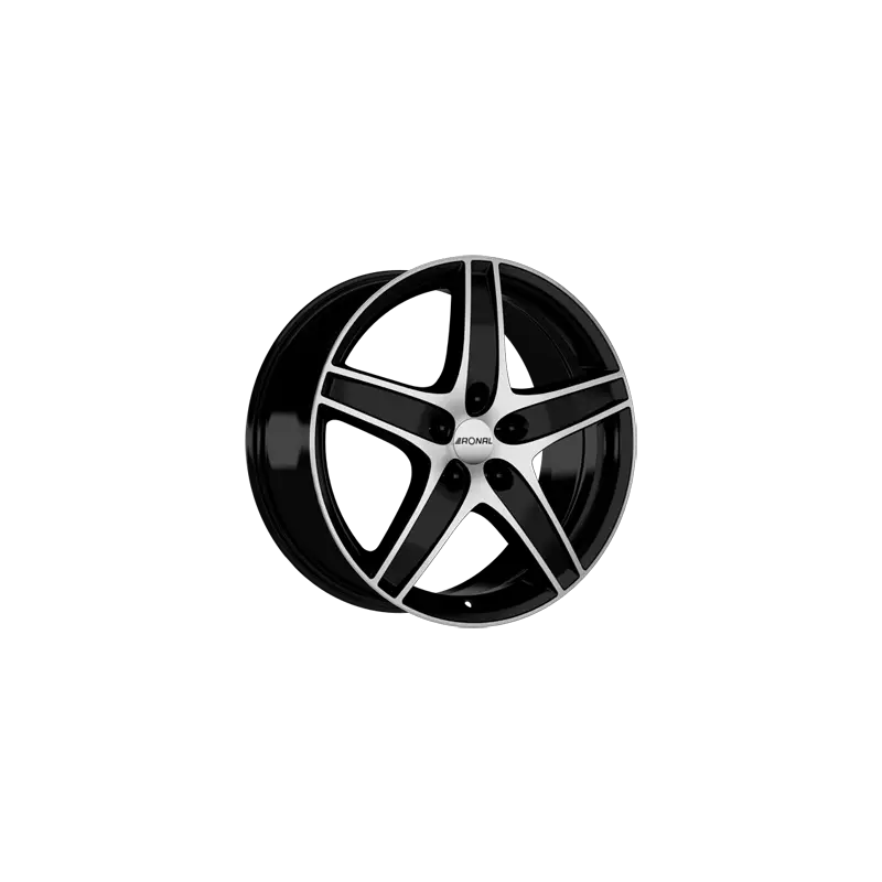 Jante aluminium Ronal R48, 7,5x16 ET50 5x112 57,1, jetblack-frontkopiert Meilleure Vente