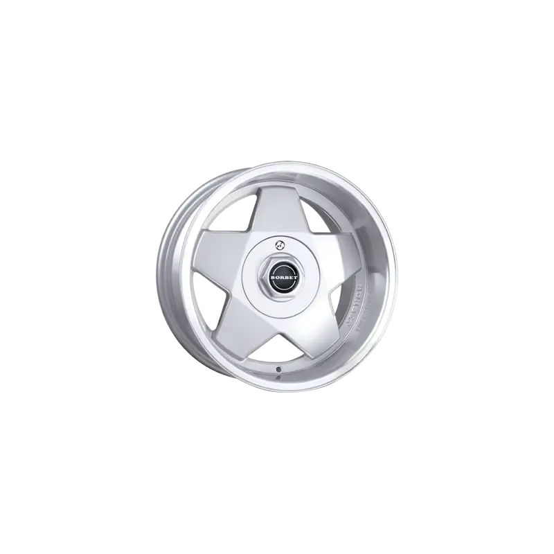 Vente Flash Jante aluminium Borbet A, 7x15 ET35 5x100 57,1, silver polished