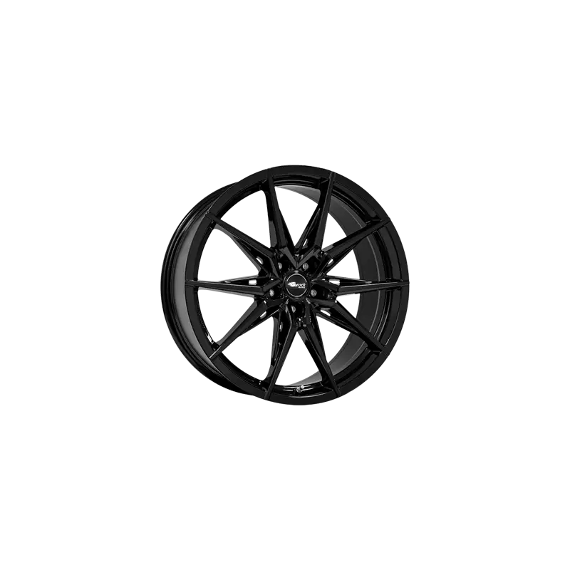 Jante aluminium Brock B42, 8,5x19 ET42 5x108 63,4, schwarz glanz Expédition Rapide
