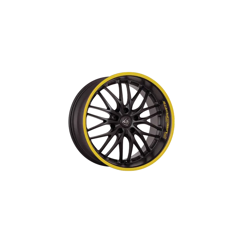 Jante aluminium Barracuda Voltec T6, 8x17 ET30 5x100 57,1, PureSports / Color Trim gelb Petit Prix
