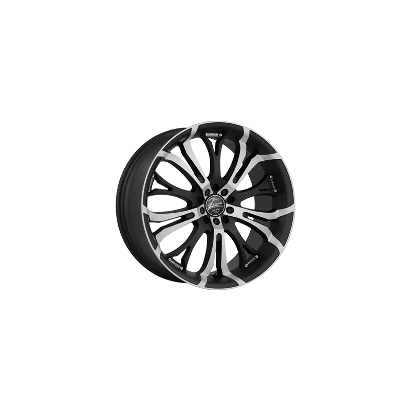 Jante aluminium Barracuda Tzunamee, 9x20 ET45 5x112 73,1, mattblack-polished Commander Maintenant