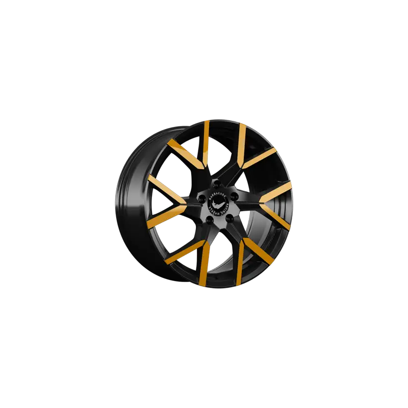 Jante aluminium Barracuda Tzunamee Evo, 8,5x19 ET40 5x114,3 73,1, black gloss flashgold Acheter En Ligne