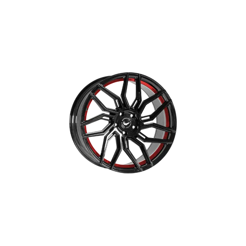 Jante aluminium Barracuda Dragoon, 9x19 ET40 5x112 73,1, higloss-black undercut Trimline red Vente Directe