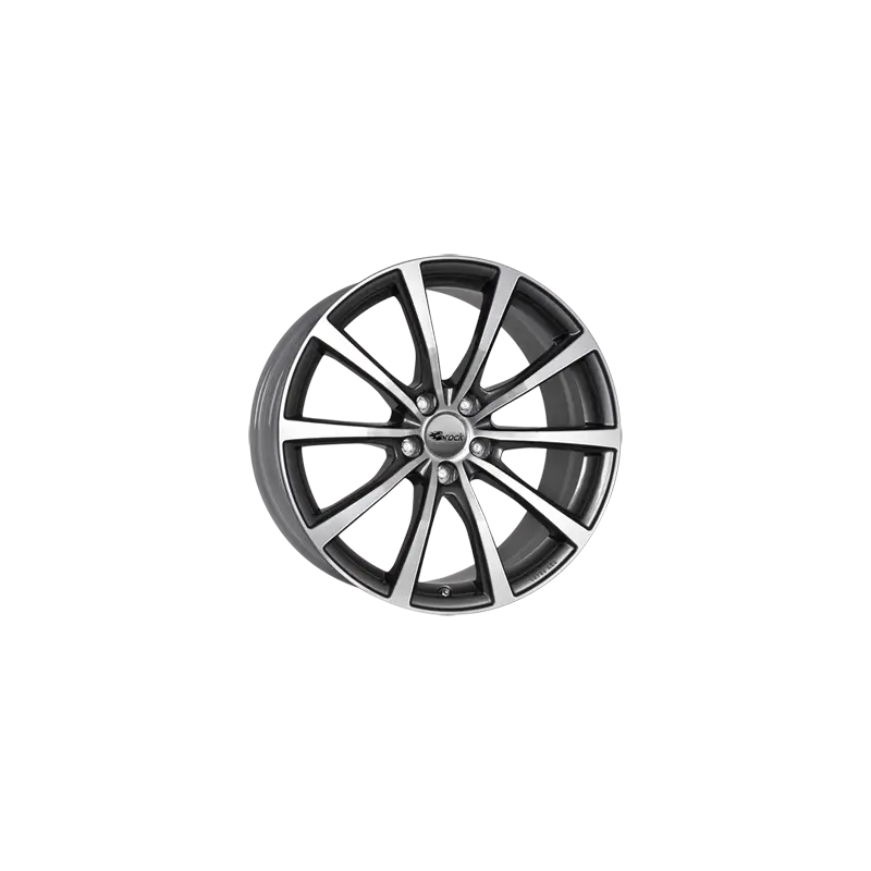 Jante aluminium Brock B32, 10,5x20 ET30 5x120 72,6, himalaya grey vollpoliert Produit De Marque