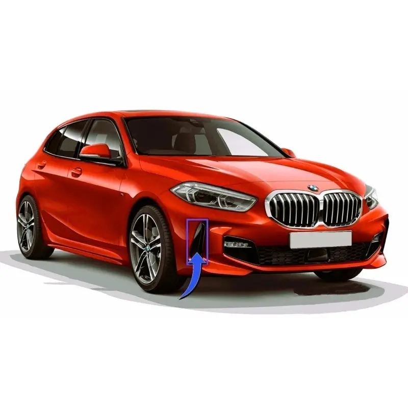 Prix Bas ECOPE - MOULURE DE PARE-CHOCS AVANT DROIT POUR BMW SERIE 1 F40 (19-24) - POUR PACK M - NOIR BRILLANT