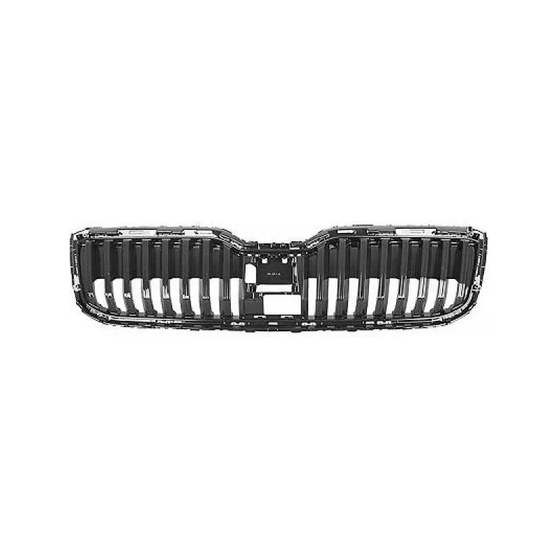 CALANDRE - GRILLE DE CALANDRE NOIRE POUR SKODA SUPERB (19-23) - PAS POUR VEHICULE AVEC AVERTISSEUR DE DISTANCE Top Vente