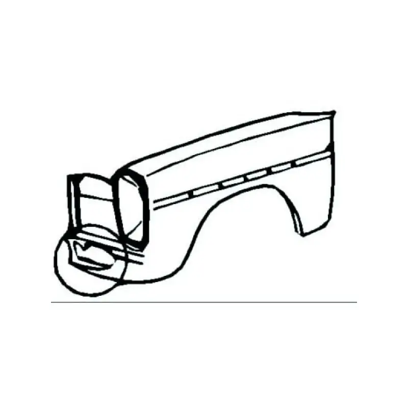 AILE AVANT DROITE POUR MERCEDES W114/115 (73-76) Promotion Saisonnière