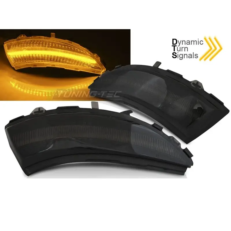 Usine Directe SET DE DEUX CLIGNOTANTS DE RÉTROVISEUR DYNAMIQUE POUR RENAULT CLIO 4 (12-19) + CAPTUR (13-17)