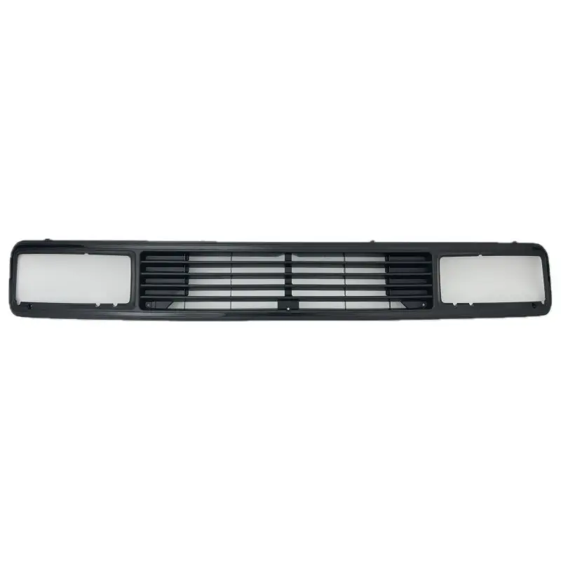 CALANDRE AVANT PHARE CARRE - DESIGN SANS SIGLE NOIR POUR VW TRANSPORTER T3 (79-91) - NOIR Haute Qualité