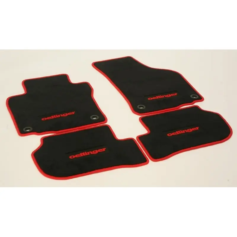 SET DE 4 TAPIS INTERIEUR Oettinger POUR GOLF 7 GTI - GOLF 8 GTI Nouvelle Collection