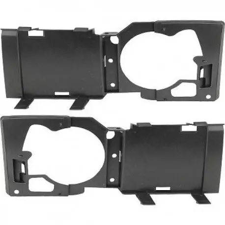 SUPPORTS DE GRILLE ANTIBROUILLARDS GAUCHE - DROITE POUR PARE-CHOCS AVANT PACK M POUR BMW SÉRIE 3 E90-E91 (05-08) Prix Cassé
