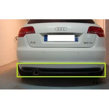 Must-Have DIFFUSEUR DESIGN SIMPLE GAUCHE S-LINE COMPLET POUR AUDI A3 8P (08-12) - ORIGINE AUDI