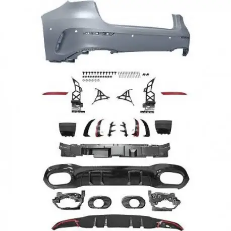 PARE-CHOCS ARRIERE MERCEDES CLASSE A W177 (18-24) - LOOK A35 AMG EDITION ONE - AVEC PDC Nouvel Arrivage
