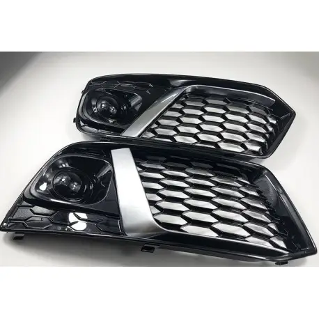 SET DE GRILLE D'ANTIBROUILLARDS POUR AUDI Q5 (17-20) - NON S-LINE Expédition Rapide