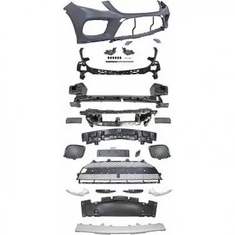 PARE-CHOCS AVANT MERCEDES GLE C292 (15-19) LOOK GLE PACK AMG - AVEC PDC Usine Directe