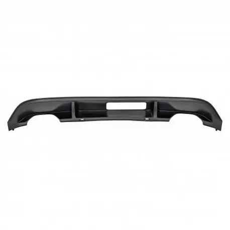 DIFFUSEUR DE PARE CHOC ARRIERE VW GOLF 7 R-LINE (12-17) - TROU POUR DOUBLE ECHAPPEMENT GAUCHE -DROITE- NOIR-LOOK R Offre Limitée
