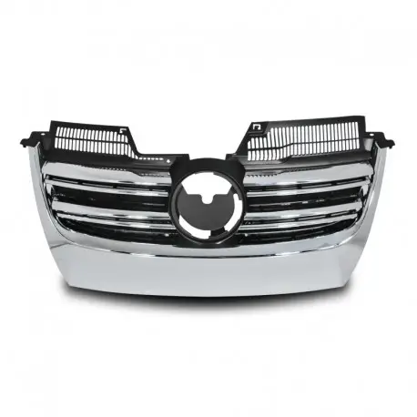 Must-Have CALANDRE JOM, VW GOLF 5 (03-08) , LOOK R - DOUBLE BARRE, NOIR/CHROME