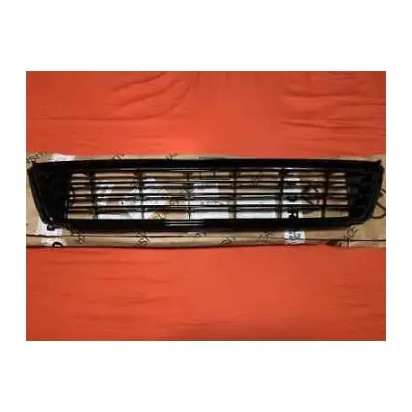 GRILLE CENTRALE DE PARE CHOC AVANT VW POLO 6C (14-17) - NOIR BRILLANT - POUR PARE-CHOCS R-LINE Achat Immédiat