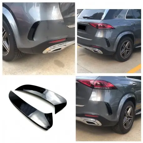 ECOPES DE PARE-CHOCS ARRIERE LOOK AERO POUR MERCEDES CLASSE GLE W167 (20-24) PACK AMG Produit De Marque