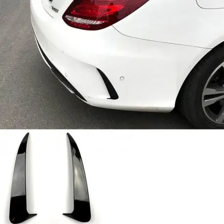 ECOPES DE PARE-CHOCS ARRIERE LOOK AERO POUR MERCEDES CLASSE C S205 BREAK (14-20) Nouveauté