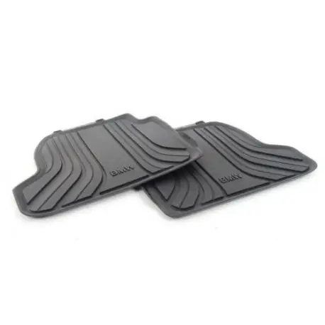 SET DE DEUX TAPIS ARRIERE EN CAOUTCHOUC ORIGINE BMW POUR BMW SERIE 1 F21 3 PORTES - SERIE 2 F22 F23 + M2 F87 Petit Prix
