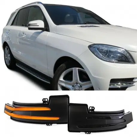 Produit De Marque SET DE DEUX CLIGNOTANTS DE RÉTROVISEUR DYNAMIQUE POUR MERCEDES ML W164/W166 - CLASSE G W463 - CLAASE R W251