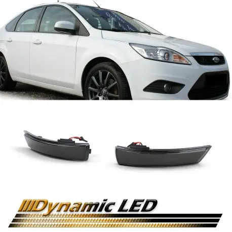 SET DE DEUX CLIGNOTANTS DE RÉTROVISEUR DYNAMIQUE POUR FORD FOCUS 2 (04-12) - FOCUS 3 (2013-) - MONDEO 4 (07-15) Marque