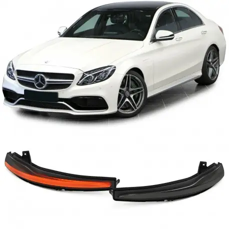 SET DE DEUX CLIGNOTANTS DE RÉTROVISEUR DYNAMIQUE POUR MERCEDES CLASSE C W205 (14-20) Acheter Direct