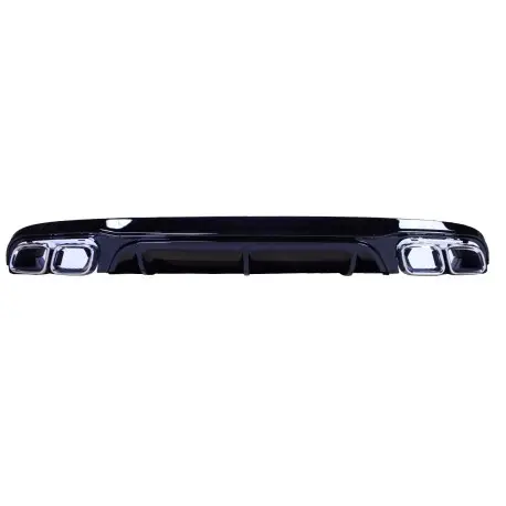 Meilleur Prix DIFFUSEUR LOOK E63 AVECEMBOUTS CHROME POURMERCEDES CLASSE E COUPE CABRIOLET (16-22) A238 C238 W238 - AVEC PACK AMG