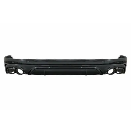 DIFFUSEUR DE PARE-CHOCS ARRIERE LOOK SQ5 POUR AUDI Q5 S-LINE (17-20) EMBOUT NOIR Usine Directe