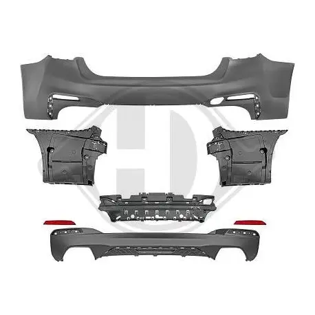 Usine Directe PARE-CHOCS ARRIÈRE PACK M / M-PERFORMANCE POUR BMW SÉRIE 5 G30 (17-20) - AVEC DIFFUSEUR M-PERFORMANCE