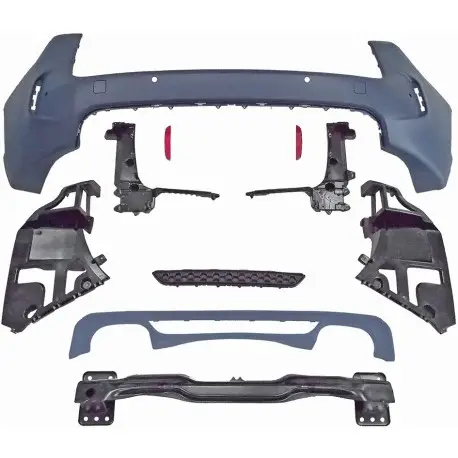 PARE-CHOCS ARRIÈRE COMPLET LOOK X5M POUR BMW X5 F15 (13-18) - AVEC PDC - POUR DOUBLE ÉCHAPPEMENT GAUCHE - DROIT Petit Prix