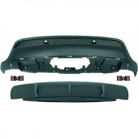 DIFFUSEUR DE PARE-CHOCS ARRIÈRE LOOK M-PERFORMANCE POUR BMW X6 E71 (08-13) - AVEC PDC Offre Du Jour