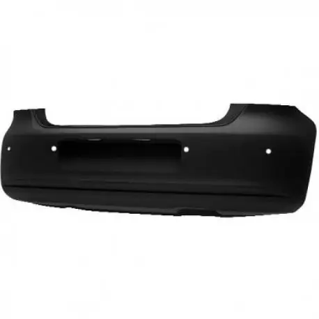 Authentique PARE CHOC ARRIERE VW POLO 6R (09-14) - A PEINDRE - AVEC PDC - PAS POUR BLUE MOTION