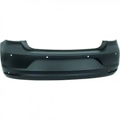 PARE CHOC ARRIERE VW POLO 6C (14-17) - AVEC PDC - A PEINDRE - DOUBLE ECHAPPEMENT - PAS POUR: GTI/POLO 6C CROSS Livraison Express