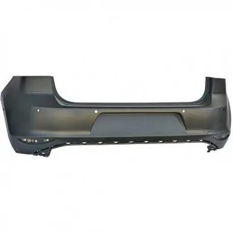 PARE CHOC ARRIERE VW GOLF 7 BERLINE (12-17) - A PEINDRE - AVEC PDC (6 TROUS) - AUSSI POUR GTI - GTD Solde