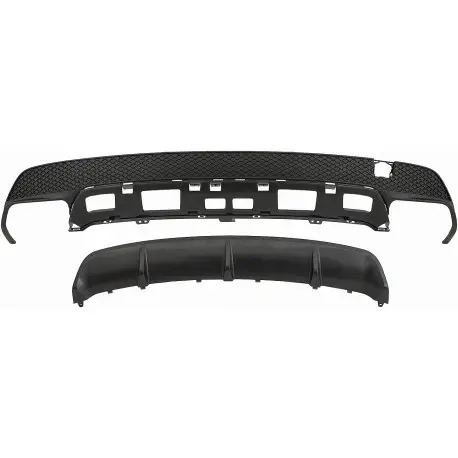 Authentique DIFFUSEUR LOOK A45 AMG MERCEDES CLASSE CLA (13-18) - DOUBLE ECHAPPEMENT GAUCHE/DROITE
