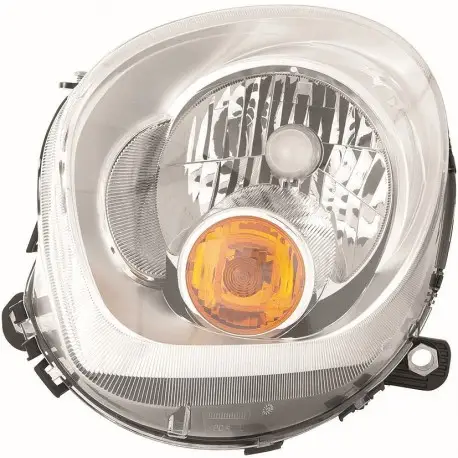 PHARE AVANT GAUCHE HALOGÈNE POUR MINI COUNTRYMAN R60 & PACEMAN R61 (10-16) - H4 - CLIGNOTANT ORANGE - MARQUE RÉPLIQUE: DEPO/TYC Vente Flash