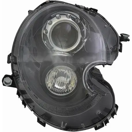Meilleur Choix PHARE AVANT DROIT XÉNON FOND NOIR POUR MINI COOPER ONE CLUBMAN R55 R56 R57 (06-14) - D1S - CLIGNOTANT BLANC - MARQUE: DEPO/TYC