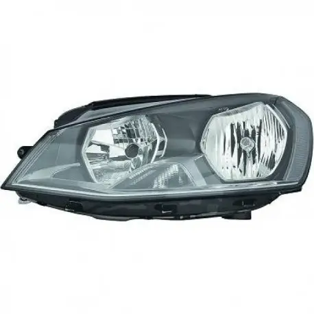 PHARE AVANT DROIT VW GOLF 7 BERLINE/VARIANT (12-17) - DEPO/TYC - H7&H15 - AVEC FEUX DE JOURS - AVEC REGLAGE HAUTEUR Livraison Gratuite