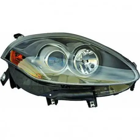 PHARE AVANT GAUCHE FIAT CROMA (07-10) - GRIS CLAIR - MARQUE DE PREMIERE MONTE - D1S+H1 Expédition Rapide