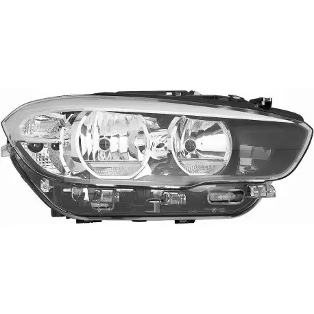 Nouvelle Collection PHARE HALOGÈNE AVANT GAUCHE POUR BMW SÉRIE 1 F20 F21 LCI (15-18) - MARQUE DE PREMIÈRE MONTE - H7/H7