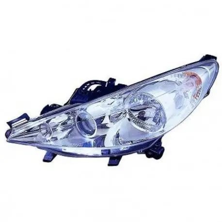 Soldes PHARE AVANT DROIT PEUGEOT 207 (06-12) - H7&H7&H1 - AVEC FEUX DIRECTIONNELS - AVEC REGLAGE HAUTEUR - MARQUE DE PREMIERE MONTE