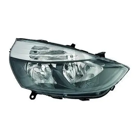 PHARE AVANT GAUCHE RENAULT CLIO (12-16) - MARQUE DE PREMIERE MONTE - NOIR - H7&H1 Prix Bas