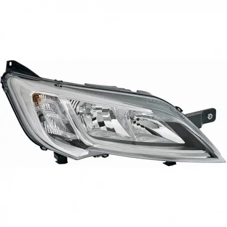 Expédition Rapide PHARE AVANT DROIT HALOGENE CITROEN JUMPER (14-17) & FIAT DUCATO (14-17) & PEUGEOT BOXER (14-17) - DEPO /TYC - FOND CHROME