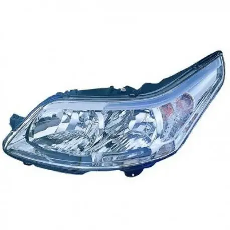Pas Cher PHARE AVANT DROIT CITROEN C4 (04-09) - DEPO/TYC - H7&H1 - AVEC REGLAGE HAUTEUR